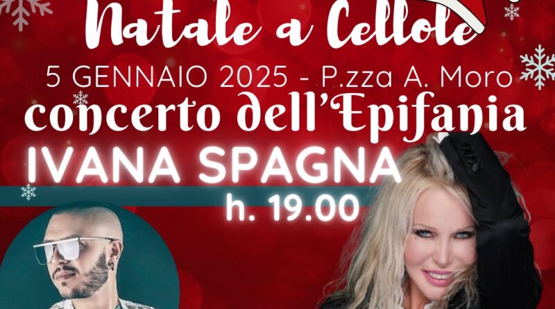 CELLOLE – Nostalgia anni ’90 e Ivana Spagna in concerto: il nuovo anno si apre con il botto!