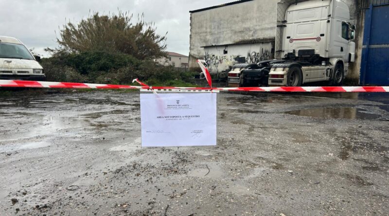 CRONACA – Action Day Terra dei Fuochi, la Polizia Provinciale sequestra un’officina meccanica